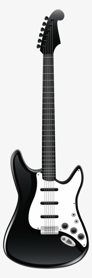 Guitar Clipart Black And White - Guitar Png Clip Art #22293
