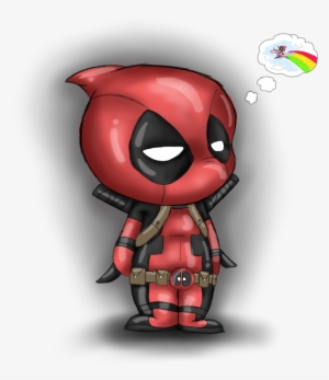 Ballpoint Drawing Deadpool Picture Royalty Free Library - Deadpool Chibi Cute #22439