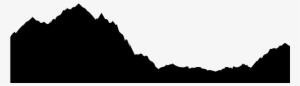 Mountain Range Silhouette At Getdrawings - Mountains Silhouette Transparent Background #22615