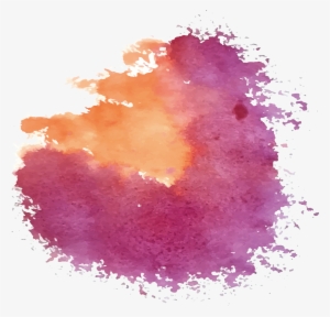 Pink Texture Png - Watercolor Png Purple And Orange #22687