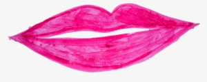 Watercolor Lips Png - Watercolor Painting #23177