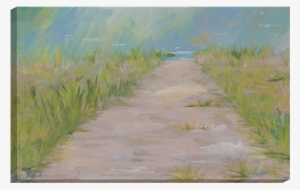 Beach - Gallery Wrap - Giclee Print: Beach Path By Terri Einer : 36x48in #23361