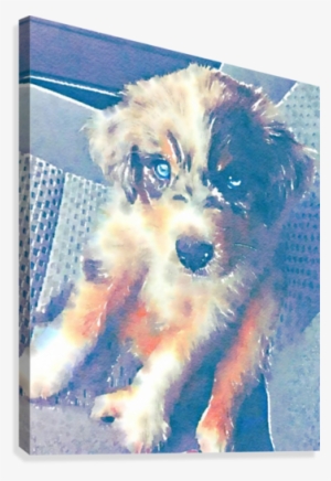 My Best Friend In Watercolor Canvas Print - Meme #23423