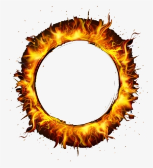 Circle Fire Png Banner Library Stock - Round Fire Flame Png #23712
