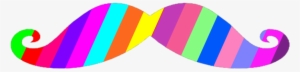 Mustache Png By Littlemixlover On Clipart Library - Colorful Mustache Png #23715