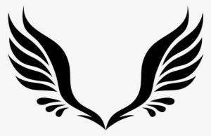 Angel Wings Png Clipart Svg Black And White Library - Tattoos Clipart #23843