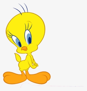 Tweety-bird - Cartoon Drawing With Colour #24968