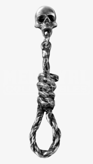 Hang Man - Hang Man's Noose Earring By Alchemy Gothic, England #25078