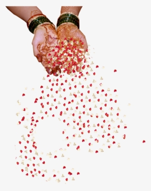 Hand With Flower Png #25565