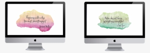 Watercolor Quotes For Your Desktop - Imac 27 #25612