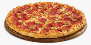 Pepperoni Pizza Png Transparent Image - Pepperoni Pizza With Jalapenos #25804