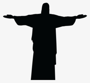 Jesus Carrying Cross Silhouette At Getdrawings - Christ The Redeemer #25868