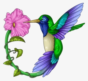 Hummingbird And Bleeding Heart Flower Tattoo | Best Flower Site