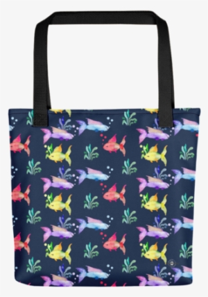 Fashion Tote Bag With A Zipper - Tote Bag #26209