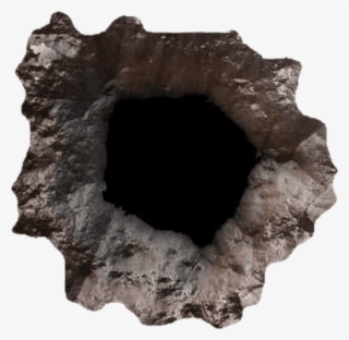 Bullet Hole Png Transparent Image - Bullet Hole On Rock #26268