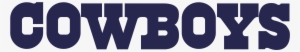 Dallas Cowboys Logo Png Transparent - Dallas Cowboys Logo Words #26311