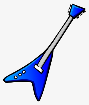 Blue Electric Guitar Icon 5063 - Club Penguin Red Electric Guitar #26617