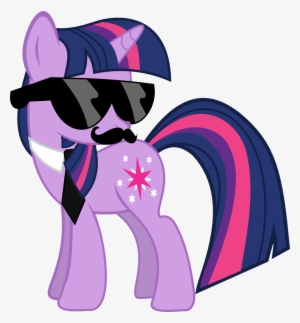 Swag Twilight Sparkle - Mlp Twilight Moustache #26637