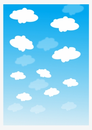 Medium Image - Sky With Clouds Drawing #26641