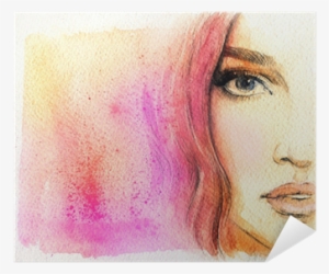 Woman Portrait - Watercolor Painting #26755