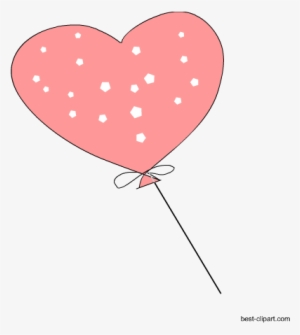 Free Herat Shaped Balloon Clip Art - Clip Art #27179