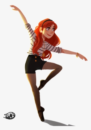 Dance Girl Png Hd - Cartoon Characters Drawings Girls #27401