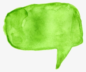 Free Download - Watercolour Speech Bubble Png #27621