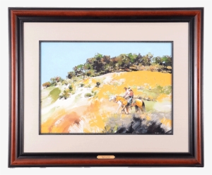 Watercolor South Of Paso By Don Weller - Watercolor Painting #27622