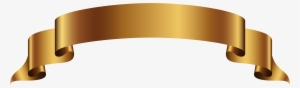 Gold Ribbon Banner Png - Free Transparent PNG Download - PNGkey