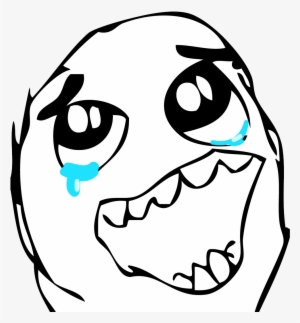 Meme Png Pack Png Black And White - Epic Win Meme Face #27983