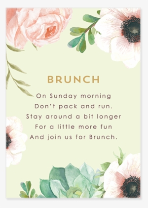 Custom Wedding Invitation For Brunch - Garden Roses #28158