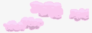 Pixel Cloud Png Clipart Black And White Stock - Silhouette #28160