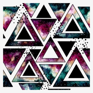 Hand Painted Watercolor Triangle Background Illustration - Watercolor Painting #28242