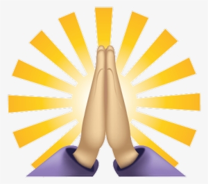 Pray And Be Grateful - Prayer Emoji - Free Transparent PNG Download ...