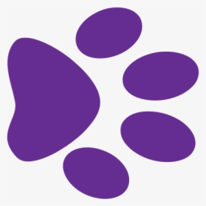 Dog Print At Getdrawings Com Free For - Purple Paw Print Clipart #29020