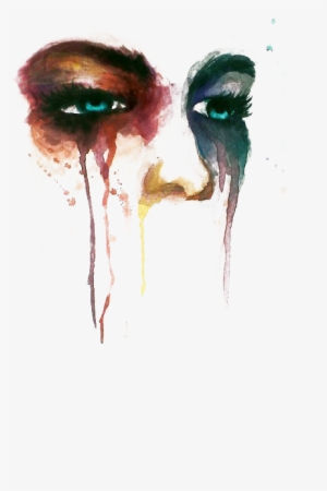 Pupil Drawing Watercolor - Unspoken Thoughts #29127