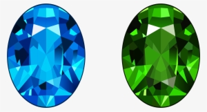 Transparent Blue And Diamonds - Green Diamonds Png #29282