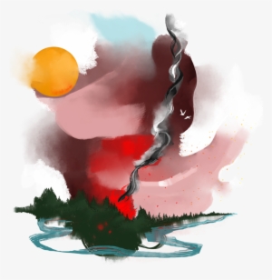 Forest Fire Baseball Tee - Wildfire #29328