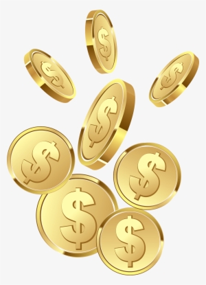 Border Clipart Money ~ Frames ~ Illustrations ~ Hd - Gold Coins Clipart #29404