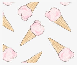 Watercolor Ice Cream Horn Fabric By Likorbut On Spoonflower - Ice Cream Cone #29519