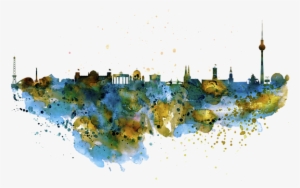 Bleed Area May Not Be Visible - Watercolor Painting #29639