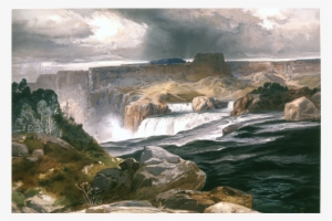 Great Falls Of Snake River - Thomas Moran Yellowstone Valley #29640