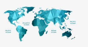 World Map Png Transparent - World Map Penguin Habitats #200246
