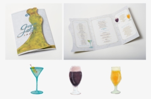 Green Lady Lounge Menu Concept, Branding, Logo And - Irish Coffee #200443