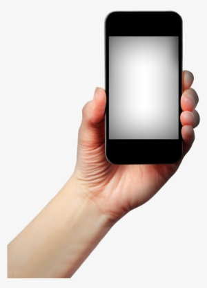 Free Mobile Phone Png - Hand With Blank Smartphone Png #200473