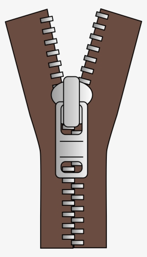 Brown Zipper Clipart - Zipper Clipart #200800