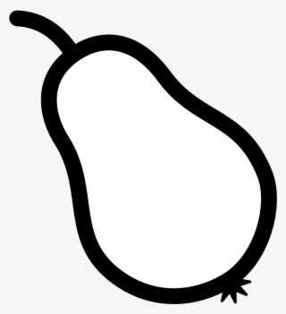 Wave Outline Drawing - Pear Outline #200985