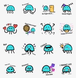 Sell Line Stickers The Jellyfish- Jack Jellow #201432