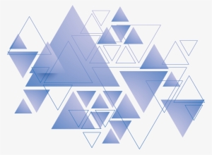 Triangle Geometry - Blue Aesthetic Shapes #201540