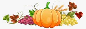 Autumn Pumpkin Decor Clipart Png Image - Autumn Pumpkin Clip Art #201670